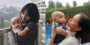 Tetap Cantik, Ini Potret Angelica Simperler Momong Anak dengan Pakaian Sederhana