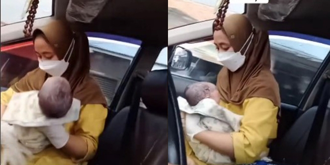 Viral Video Bayi Lahir di Mobil Taxi Online, Driver Ceritakan Kisahnya