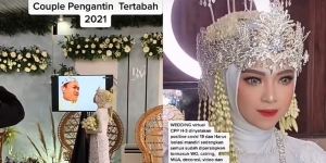 Viral Pasangan Ini Lakukan Pernikahan Virtual, Netizen Juluki Couple Pengantin Tertabah 2021