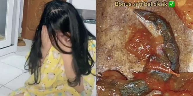 Wanita Ini Temukan Cicak Mati di Sambal Pecel Ayamnya, Auto Gak Nafsu Makan Deh!