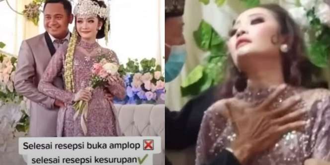 Viral Mempelai Perempuan Ini Kesurupan Setelah Resepsi Pernikahan, Keluarga Auto Panik!