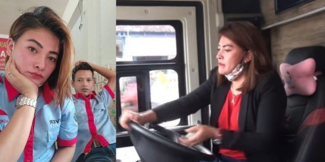 Liena, Driver Bus Cantik yang Lihai Nyetir Buat Tikungan Syahdu Tenangkan Perasaan Penumpang