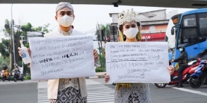 Potret Prewedding Lutfi Agizal Pakai Adat Sunda, Protes PPKM di Jalanan Malah Dapat Hujatan