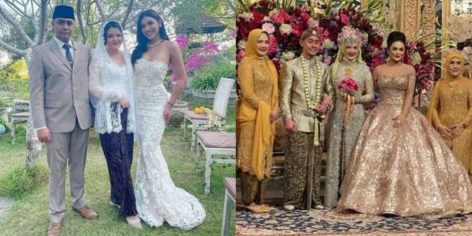 Gaun Sejumlah Artis Ini Saingi Pengantin Perempuan Saat Jadi Tamu Pernikahan, Terlalu Cetar!