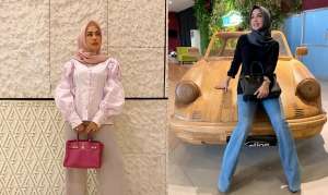 8 Inspirasi Outfit Hijab Ala Heidy Sunan, Ibu Salmafina Sunan yang Fashionable!