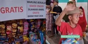 Kakek Ini Buka Warung Berjalan yang Bayarnya Pakai Doa Aja, Tuai Pujian Netizen