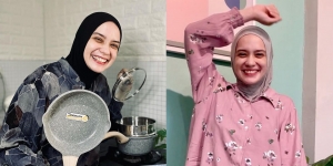 7 Gaya Hijab Nempel Jidat ala Putri Anne Saloka yang Dibilang Mirip Nenek-Nenek oleh Netizen