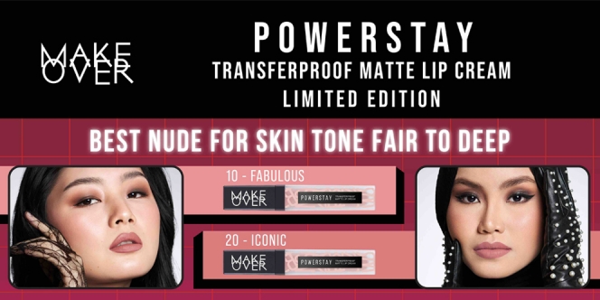 Anniversary ke-11, Make Over Hadirkan Powerstay Transferproof Matte Lip Cream Limited Edition