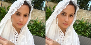 Pesona Magis Pevita Pearce Kenakan Outfit Serba Putih, Cantiknya Murni dan Bersih Bagai Bidadari