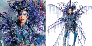 Pesona Tiara Andini Pakai Kostum Sea Dragon untuk Jember Fashion Carnaval, Mewah Banget!