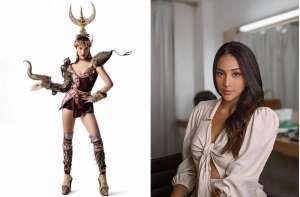 Gaya Anya Geraldine Pakai Kostum Komodo, Siap Berlaga di Jember Fashion Carnaval 2021