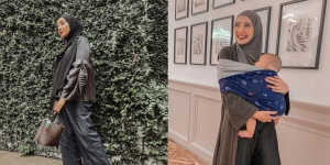 10 Potret Sandrinna Michelle di SCTV Awards 2022, Tampil Glamor dengan Outfit Serba Hitam Berbahan Kulit
