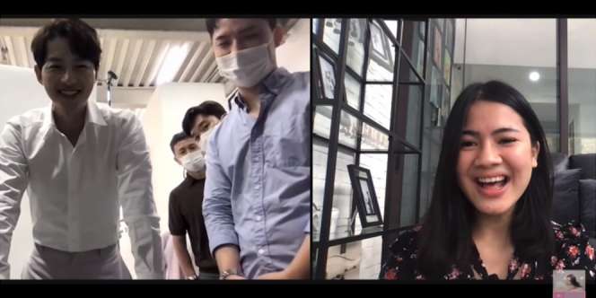 Momen Felicya Angelista Video Call Bareng Song Joong Ki, Ngidamnya Keturutan!