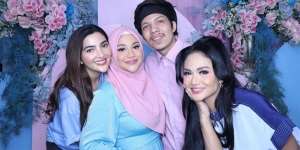 Potret Kompak Ashanty dan Krisdayanti di Acara Baby Gender Reveal Aurel Hermansyah