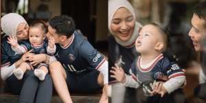 Ini Potret Perayaan Ulang Tahun Baby Athar yang Pertama dengan Tema Sepak Bola