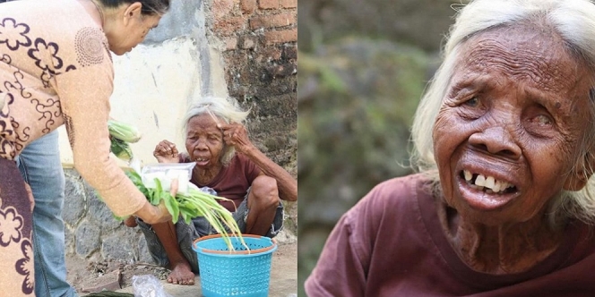 Hidup Sebatang Kara, Nenek Ini Harus Tetap Jualan Meski Penglihatannya Buram dan Jalannya Jongkok