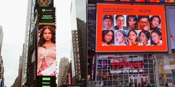 Sering Dijadikan Selebriti Indonesia untuk Iklan, Ini Harga Billboard di New York Times