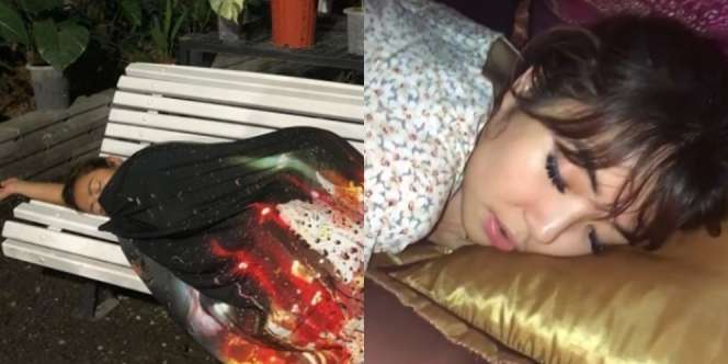 7 Penyanyi Indonesia yang Tidur di Sembarang Tempat, Soimah Malah di Kursi Kebun