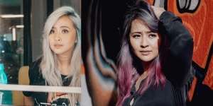 Ibu 2 Anak, Ini Potret Terbaru Chua Kotak yang Makin Kece dengan Rambut Warna-Warninya