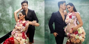 Gaya Maternity Shoot Vanessa Lima dan Erick Iskandar Penuh Taburan Bunga, Elegan Banget!