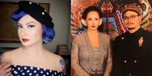  Sering Tampil Vintage dan Oldschool, Ini 6 Potret Claudia Adinda Istri Derby Romero Kenakan Kebaya