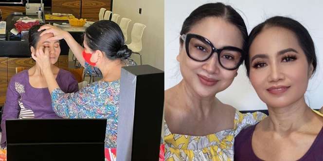 Ini Potret Titi DJ saat Jadi MUA Asistennya, Rela Bangun Jam 4 dan Hasilnya Flawless