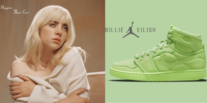 Billie Eilish Kolaborasi dengan NIKE Air Jordan, Siap Rilis Sneakers Vegan