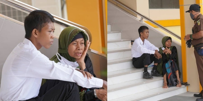 Bikin Haru, Ibu di Aceh Ini Setia Temani Anaknya Tes Seleksi CPNS
