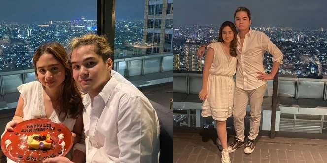7 Potret Dul Jaelani dan Tissa Biani Rayakan Anniversarry, Dinner dan Beri Pesan manis