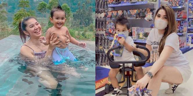 Potret Raya Kitty Asuh Buah Hati Semata Wayangnya, Single Mom yang Tangguh Banget!