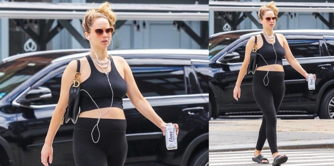 Ramai Dibicarakan, Jennifer Lawrence Terlihat Pamer Baby Bumb di Jalanan New York