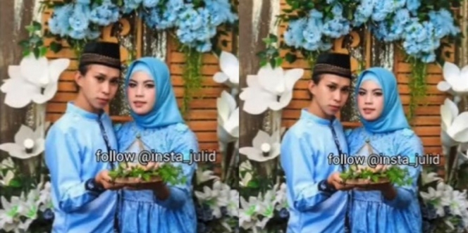 Viral Pernikahan Waria Cantik dengan Wanita Tomboy, Netizen: Biar Kebalik Tapi Normal!