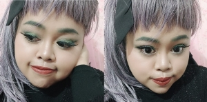 Potret Kekeyi Pamer Rambut Tanpa Hijab, Make Upnya Mirip Artis Korea