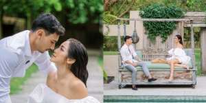 10 Gaya Prewedding Jessica Iskandar dan Vincent Verhaag yang Casual dan Serba Putih