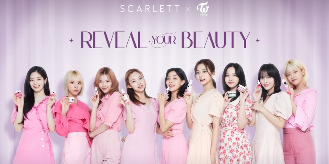 Brand Skincare Scarlett Angkat TWICE Jadi Star Ambassador, Luncurkan Tagline 'Reveal Your Beauty'