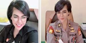 7 Potret Polwan Netty Rosdiana Siagian yang Viral karena Mirip Artis