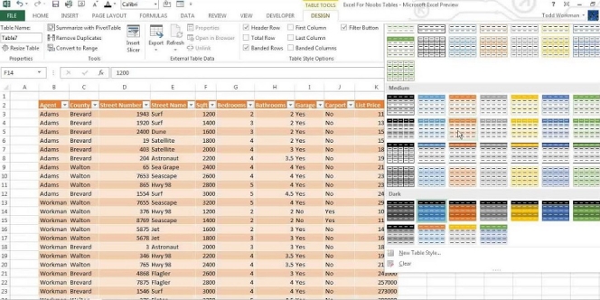 Cara Membuat Tabel di Excel Mudah Lengkap dengan Pengaturannya