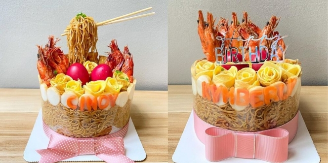 Kue Ulang Tahun Mie Goreng Indonesia Lagi Ngetren di Singapura, Intip Kumpulan Resepnya Yuk!