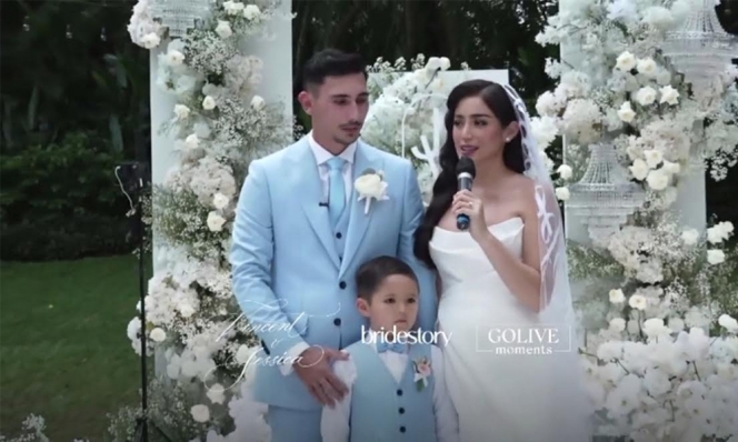 Menyentuh Banget, Ini Pesan Menyentuh El Barack di Pernikahan Jessica Iskandar