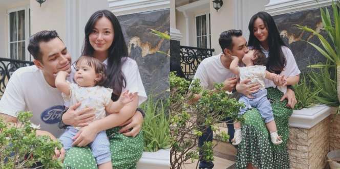 Momen Kompak Asmirandah dan Jonas Rivanno Momong Baby Chloe, Bikin Ati Adem!