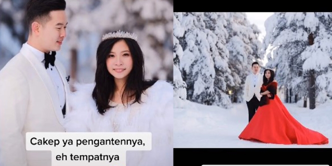 Viral Pasangan Pertama dari Indonesia yang Nikah di Kutub Utara, Vibes-nya Kayak di Cerita Dongeng!