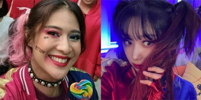Dandan ala Harley Quinn di Perayaan Halloween, Ini 5 Gaya Giselle Aespa dan Dian Sastro