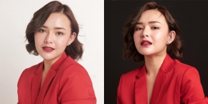 Pesona Amanda Manopo Pakai Jas dan Lipstik Super Merah, Gayanya Sensual Banget!