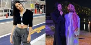 Datangi Sirkuit dan Main ke Pantai Bareng Cogan, Ini 10 Potret Anya Geraldine di Bahrain