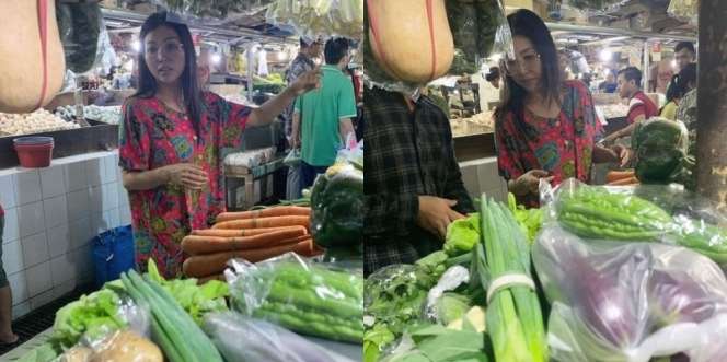 Belanja ke Pasar, ini Potret Sederhana Sarwendah yang Dijatah Rp40 Juta Buat Kebutuhan Dapur