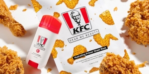 Dear Me Beauty X KFC Hadirkan Hydrating Sheet Mask dan Primer Sunstick, Bakal Bau Ayam Gak ya?
