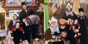 5 Gaya Pemotretan Keluarga Zaskia Sungkar dengan Baju Tradisional Belanda, Ukkasya Gemesin!