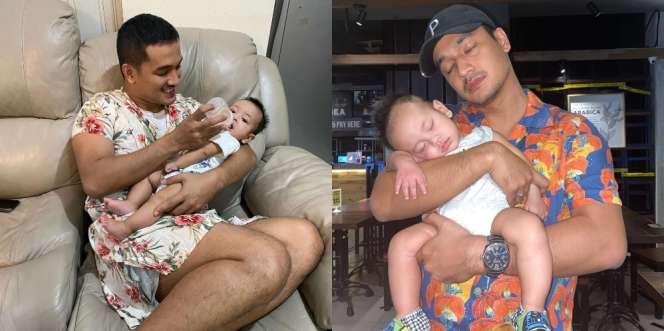 Ayah dan Suami Idaman, Ini Potret  Bibi Andriansyah Momong Gala Sky yang Telaten Banget