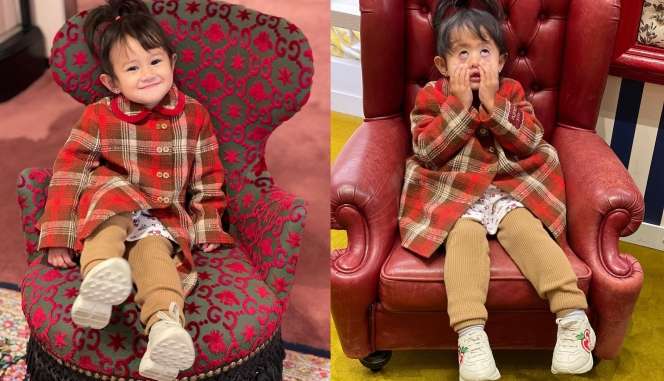 Potret Khalisa Anak Kartika Putri Pamer Ekspresi, Wajah Manyunnya Bikin Gemes