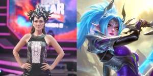 5 Potret Luna Maya Cosplay Karina Hero di Mobile Legends, Cakep Banget!